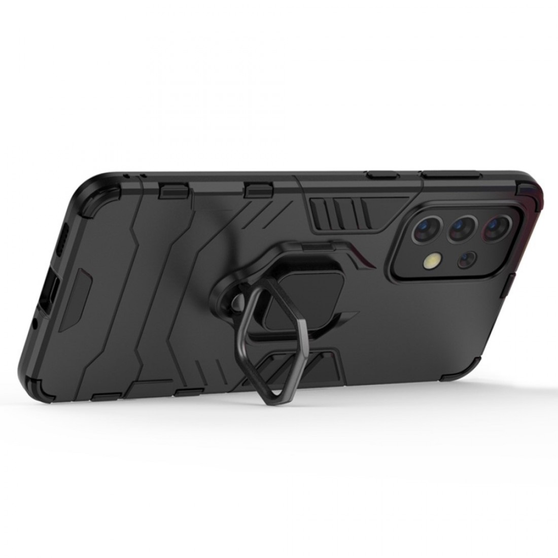 Funda De Silicona Antigolpes Armor Carbon Samsung Galaxy A G Negro