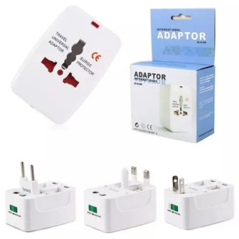 Adaptador Internacional Universal 1000ma Max. 250v +5vdc Branco