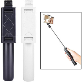 Selfie Stick New Science K07 Branco Com Tripé