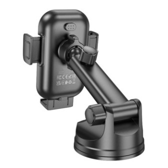 Suporte De Telemóvel Para Carro Borofone Bh203 Preto Com Carregador Sem Fio 15w