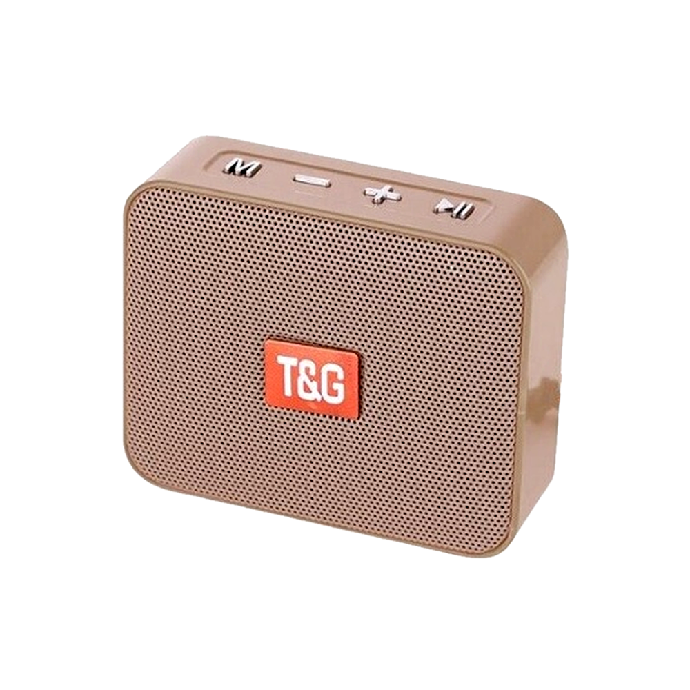 Coluna Tg-166 Portable Sem Fio Com Bluetooth Dourado Coluna Tg-166 Portable Sem Fio Com Bluetooth Dourado