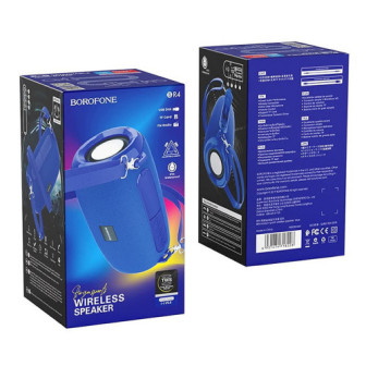 Borofone BR4 Blue Wireless TWS 500mAh Horizon Sports Bluetooth Mini Speaker
