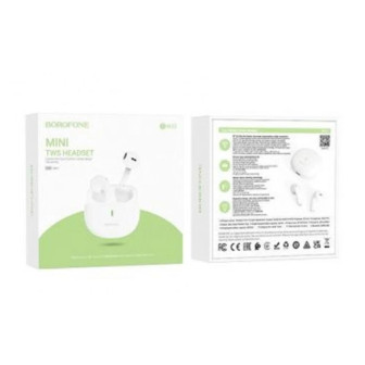 Earbuds Borofone Bw33 Branco Mini Tws Bluetooth