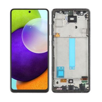 Touch+display com frame samsung galaxy a52 4g/5g/galaxy a52s 6.5" preto universa