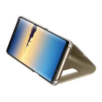 Capa Flip Cover Clear View Samsung Galaxy Note 8 Dourado Capa Flip Cover Clear View Samsung Galaxy Note 8 Dourado