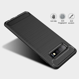 Capa Silicone Gel Carbon Xiaomi Redmi 7 Preto Capa Silicone Gel Carbon Xiaomi Redmi 7 Preto