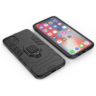 Tpu Silicone Case With Magnetic Finger Ring Samsung Galaxy A02S Black Ring Armor Case