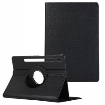 Capa Tablet Flip Cover Samsung Galaxy Tab S7 Fe/S7 Plus/S8 Plus 12.4" Preto