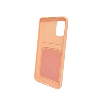 Capa Silicone Gel Samsung Galaxy A02s Rosa Clara Bolsa Para Cartão