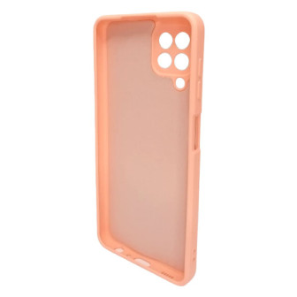 Capa Silicone Gel Samsung Galaxy A22 4g Rosa Protetor De Camera