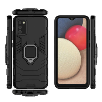 Capa Silicone Anti-Choque Armor Carbon Samsung Galaxy A02s Preto Ring Armor Capa Silicone Anti-Choque Armor Carbon Samsung Galaxy A02s Preto Ring Armor