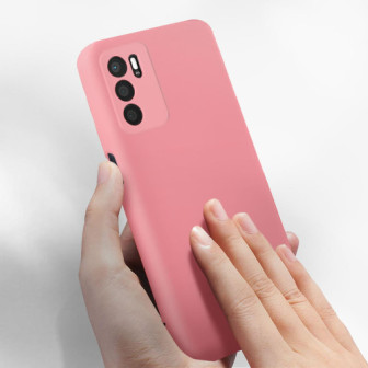 Oppo A16/A16s Pink Camera Protector Silicone Gel Case