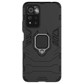 Capa Silicone Dura E Metal Com Anel De Dedo Xiaomi Poco M4 Pro 5g Preto Ring Armor Case Capa Silicone Dura E Metal Com Anel De Dedo Xiaomi Poco M4 Pro 5g Preto Ring Armor Case