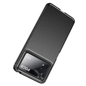 Capa Silicone Gel Carbon Xiaomi Poco X4 Pro 5g Preto Auto Focus Vennus Capa Silicone Gel Carbon Xiaomi Poco X4 Pro 5g Preto Auto Focus Vennus