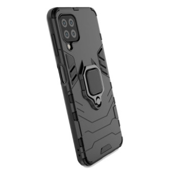 Capa Silicone Anti-Choque Armor Carbon Samsung Galaxy A12 Preto Ring Armor Com Protetor De Câmera Capa Silicone Anti-Choque Armor Carbon Samsung Galaxy A12 Preto Ring Armor Com Protetor De Câmera