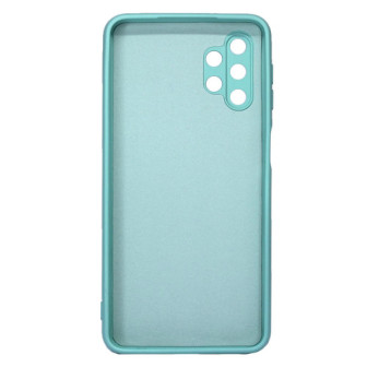 Capa Silicone Gel Samsung Galaxy A32 5g/A326 Verde Turquesa Protetor De Camera Robusta