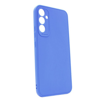 Capa Silicone Samsung Galaxy A34 5g Azul Com Protetor De Câmera 3d