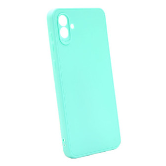 Samsung Galaxy A04 Turquoise Green Silicone Case With 3D Camera Protector