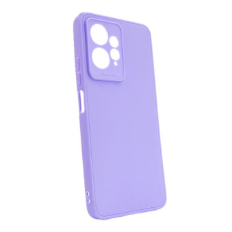 Capa Silicone Xiaomi Redmi Note 12 4g Lilás Com Protetor De Câmera 3d