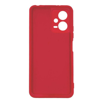 Capa Silicone Gel Xiaomi Redmi Note 12 5g/Poco X5 Pro Vermelho Com Protetor De Câmera