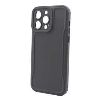 Capa Silicone Dura Apple Iphone 14 Pro Max Cinza Com Protetor De Câmera