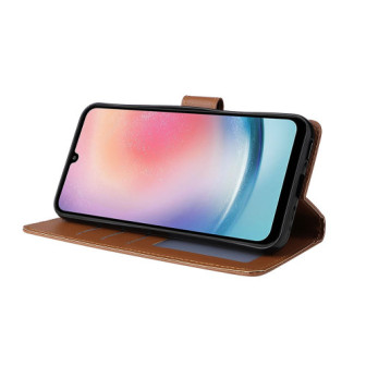 Samsung Galaxy A24 4G Brown Flip Cover Case