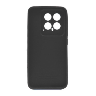 Xiaomi 14 Black With 3D Camera Protector Silicone Gel Case