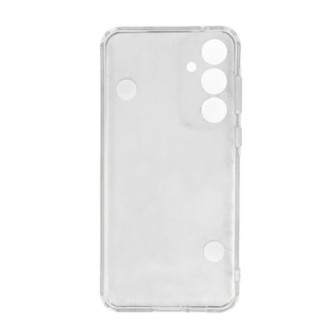 Samsung Galaxy A15 4G/5G White Silicone TPU Case With Camera Protector And Chain Design 6