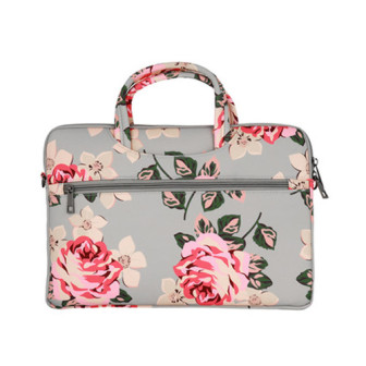 Bolsa De Portátil Wonder 15"-16" Cinza Flores Bolsa De Portátil Wonder 15"-16" Cinza Flores