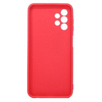 Samsung Galaxy A53 5G Red Silicone Case With 3D Camera Protector