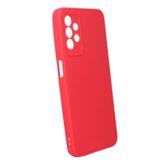 Samsung Galaxy A53 5G Red Silicone Case With 3D Camera Protector