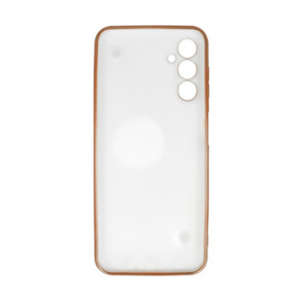 Capa Silicone Gel Samsung Galaxy A14 4g/5g Branco Com Protetor De Câmera E Corrente Design 3
