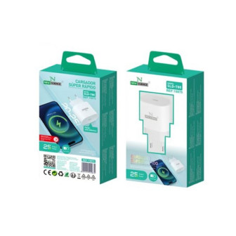 Adaptador usb new science sld-t80 branco 20w usb-c