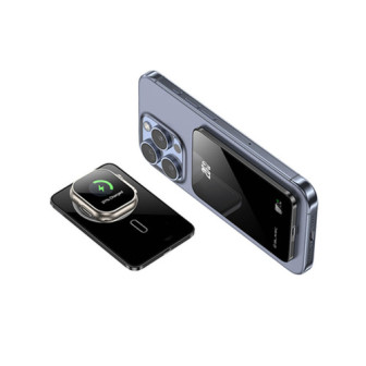 Power Bank Blavec Bj02 Preto 5000mah 22.5w Wireless Magnético