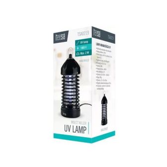 Mosquiteiro Elétrico Teesa Tsa0219 Preto 2w Com Lâmpada Uv
