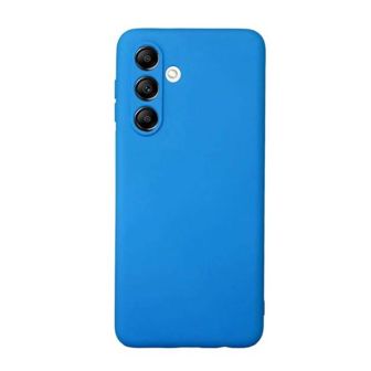 Capa Silicone Samsung Galaxy A05s Azul Com Protetor De Câmera