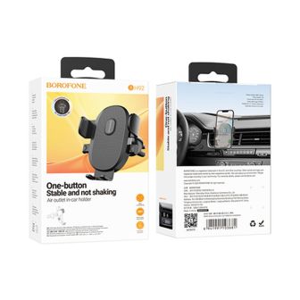 Suporte De Telemóvel Para Carro Borofone Bh92 Preto 360º