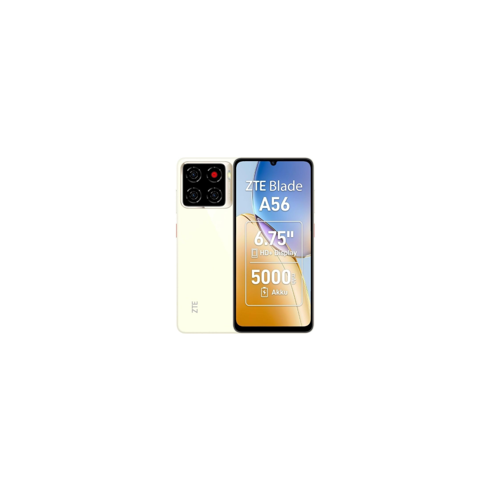 Smartphone ZTE Blade A56 Dourado 4GB+8GB/64GB 6.75" Dual SIM