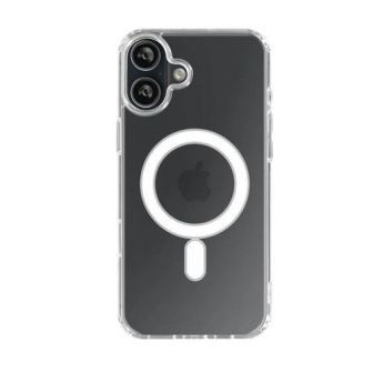 Capa Silicone Dura Apple Iphone 17 Transparente Magsafe