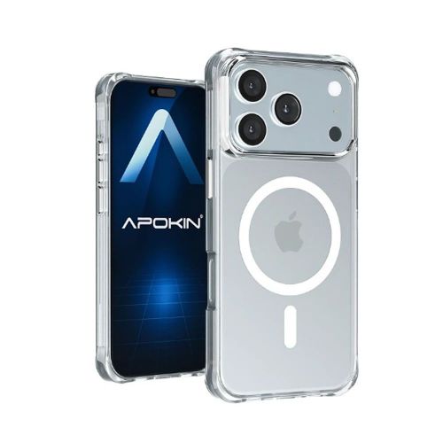 Capa Silicone Dura Apple Iphone 17 Pro Max Transparente Magsafe