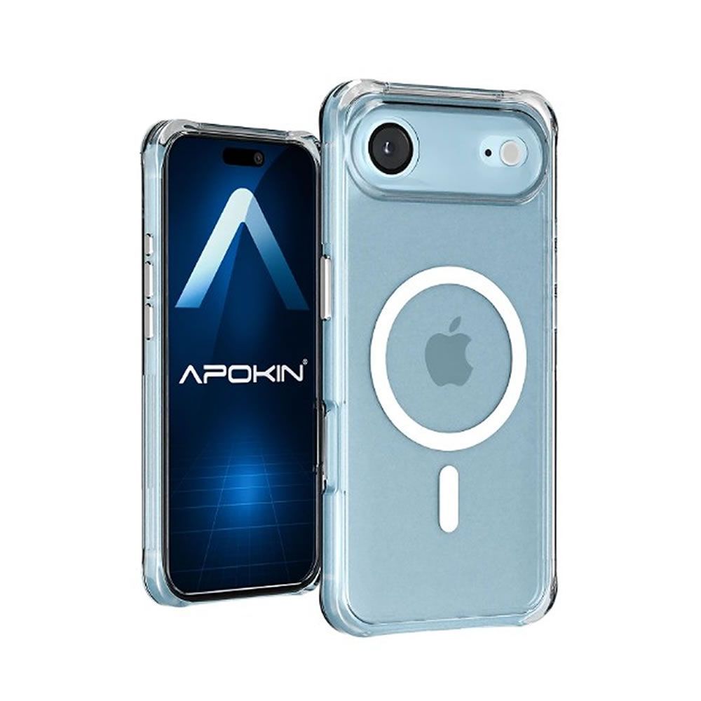 Capa Silicone Dura Apple Iphone 17 Air Transparente Magsafe