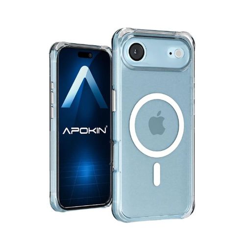 Capa Silicone Dura Apple Iphone 17 Air Transparente Magsafe