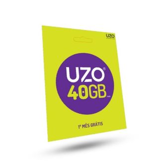 UZO SIM Card 40GB 1 Month Free