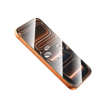 Pelicula De Vidro 5D Completa Apple Iphone 17 Pro 6.3" Preto
