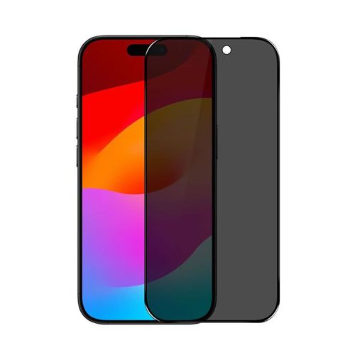 Pelicula De Vidro Anti-Spy Apple Iphone 17 Pro Max 6.9" Preto Privacy