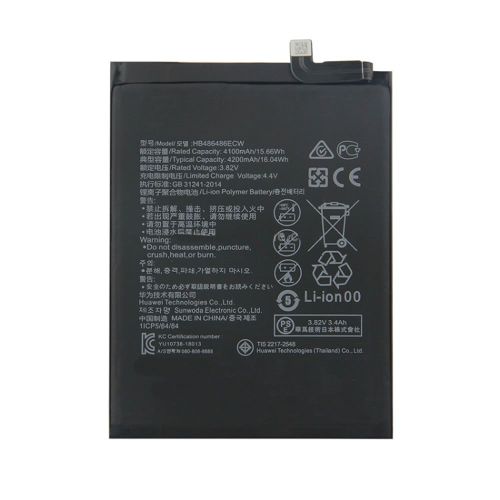 Bateria Huawei Mate 20 Pro/P30 Pro/Hb486486ecw 4100mah 3.82v 15.66wh