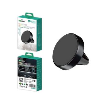 Suporte De Telemóvel Para Carro New Science HD-266 Preto Magnético Para Ventilação