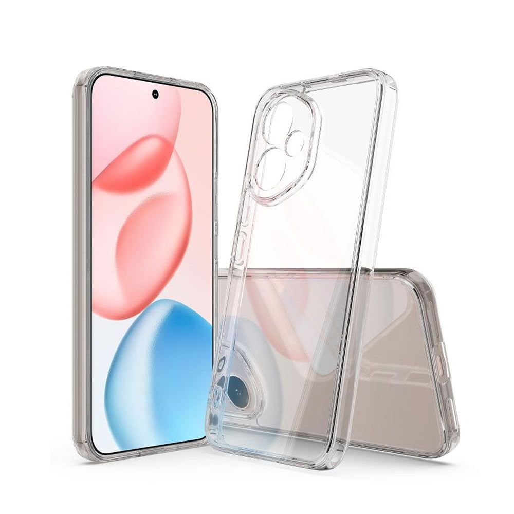 Capa Silicone Huawei Honor 400 Transparente Com Protetor De Câmera