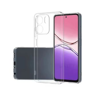 Capa Silicone Oppo A5x Transparente Com Protetor De Câmera