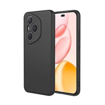 Capa Silicone Gel Huawei Honor 400 Pro Preto Com Protetor De Câmera